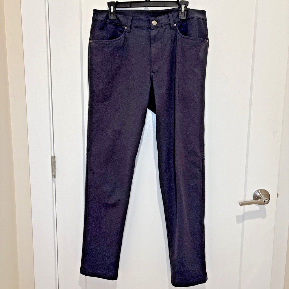 Lululemon Pants Mens 34x32 Gray 5 Pocket ABC Warpstreme Chino *Flaw